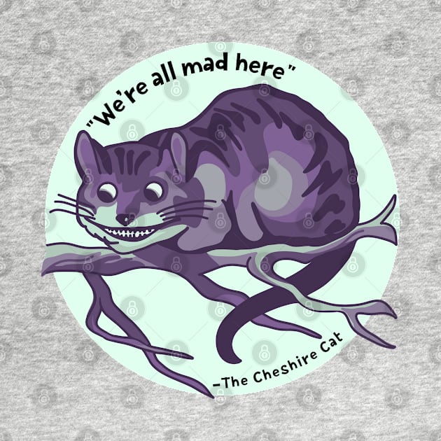 Cheshire Cat Quote by Slightly Unhinged